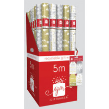 5M Roll Wrap Metallics