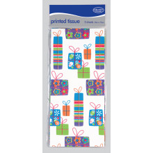 Printed Tissue Paper Asst 5shts 50x75cm