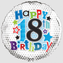 Foil Balloon Age 18 Male