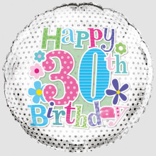 Foil Balloon Age 30 Female