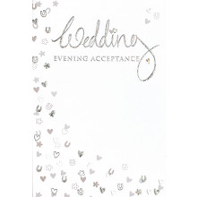 Wedding Evening Acceptance Cards IW322