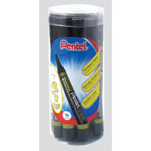 Pentel Black Chisel Tip Markers