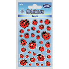 Laser Stickers Ladybirds LS05