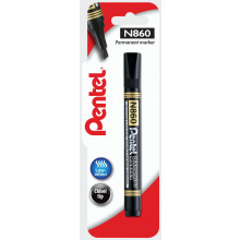 Pentel Chisel Tip Marker Black Carded