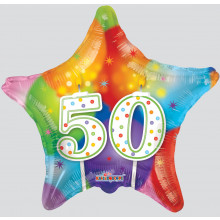 50th Star Foil Balloon