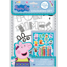 Peppa Pig Colouring Set