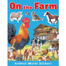 Animal World Sticker Books 4 Assorted