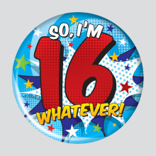 Age 16 Male 150mm Large Badge