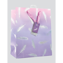 Large Gift Bag Feathers