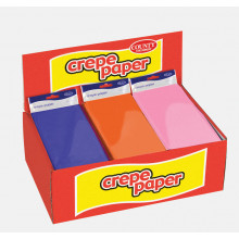 Crepe Paper 50cmx1.5m Counter Unit Asst