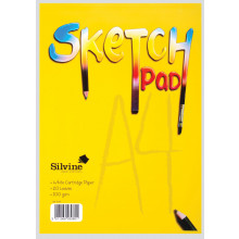 Silvine A4 Sketch Pad 20 Pages 100gsm