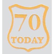 Roman Labels Gold Shield 70 Today