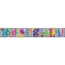 2.5m Party Banner Good Luck