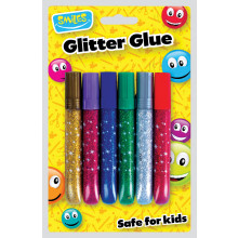 Smiles 6 Glitter Glues