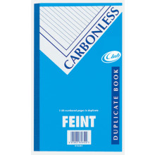 Club Carbonless Duplicate Book Feint 8x5