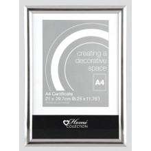 Silver Photo Frame A4 Certificate