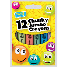 Smiles 12 Chunky Jumbo Crayons