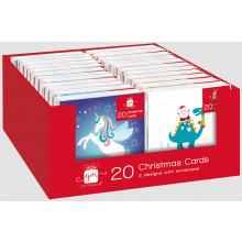 20 Mini Novelty Animal Cards