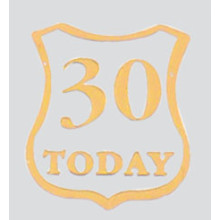 Roman Labels Gold Shield 30 Today