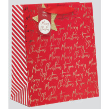 Gift Bag Christmas Script Medium