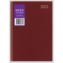 D0102 A5 WTV Desk Diary 3 Asst