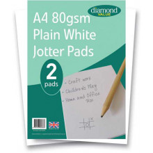 Diamond Value A4 Jotter 2pk