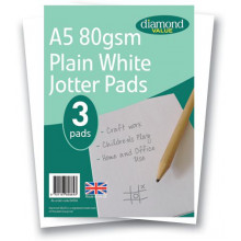 Diamond Value A5 Jotter 3pk
