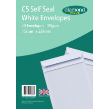Diamond Value C5 White S/Seal Envs