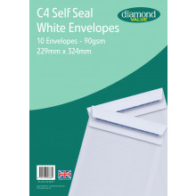 Diamond Value C4 White S/Seal Envs