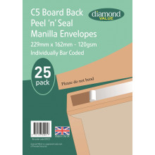 Diamond Value C5 B/Back Envs