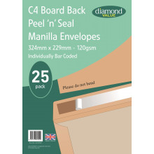 Diamond Value C4 B/Back Envs