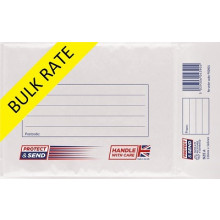 Protect & Send A White Padded Envs 200's