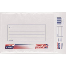 Protect & Send C White Padded Envs 10's