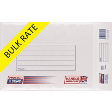 Protect & Send D White Padded Envs 100's