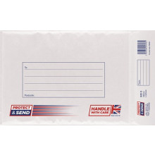 Protect & Send D White Padded Envs 10's