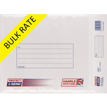 Protect & Send E White Padded Envs 100's