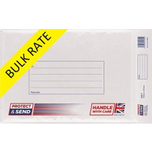 Protect & Send F White Padded Envs 100's