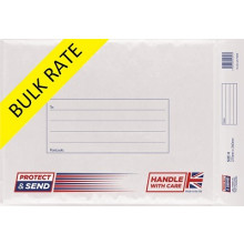 Protect & Send H White Padded Envs 100's
