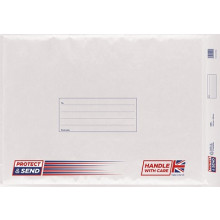 Protect & Send L White Padded Envs 10's
